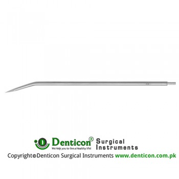 Redon Guide Needle 10 Charr. - Trocar Tip Stainless Steel, 19.5 cm - 7 3/4" Tip Size 3.3 mm